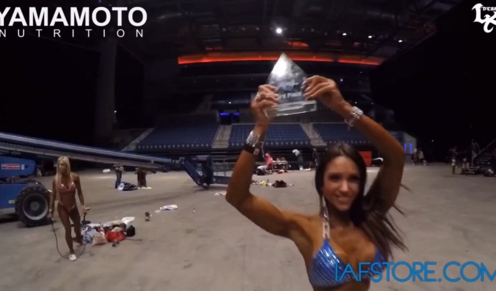 Entre bastidores Olympia Amateur UK 2015 con Jessica Stefanini IFBB Bikini