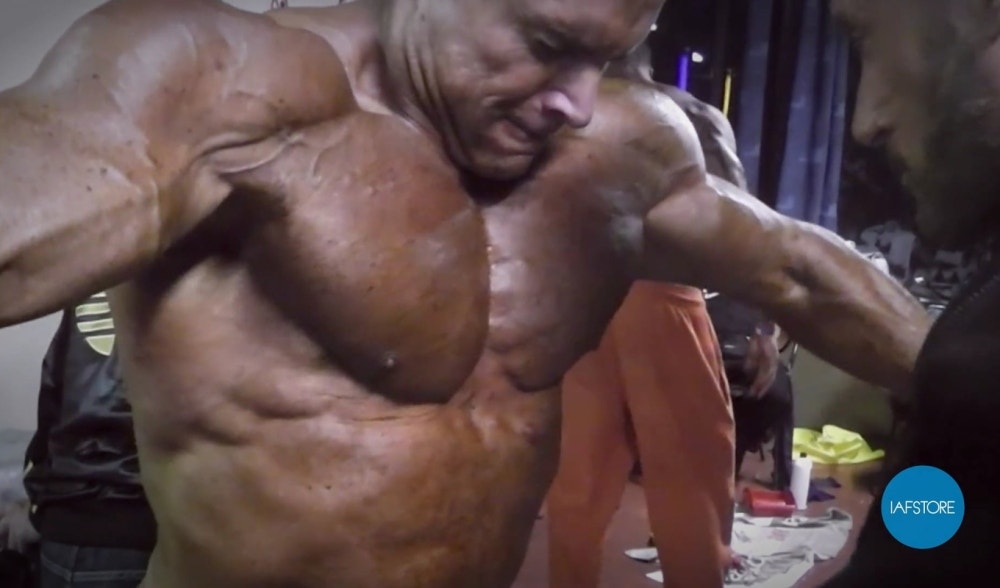 Enrico Frisinghelli Pumping antes del Ludus Maximus 2015