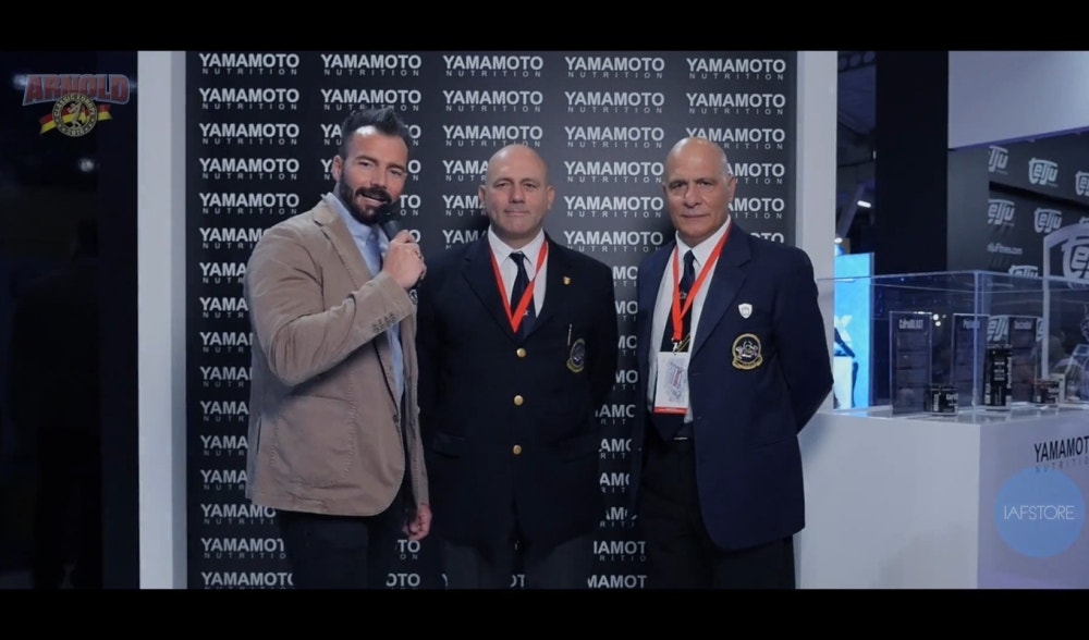 Entrevista a Benedetto Mondello y Giovanni Francese de la IFBB en la Arnold Classic Europe 2016