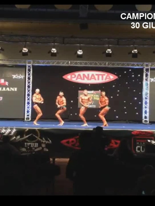 Campeonato Italiano IFBB 2018 - Roma - toda la transmisión en vivo de la competición