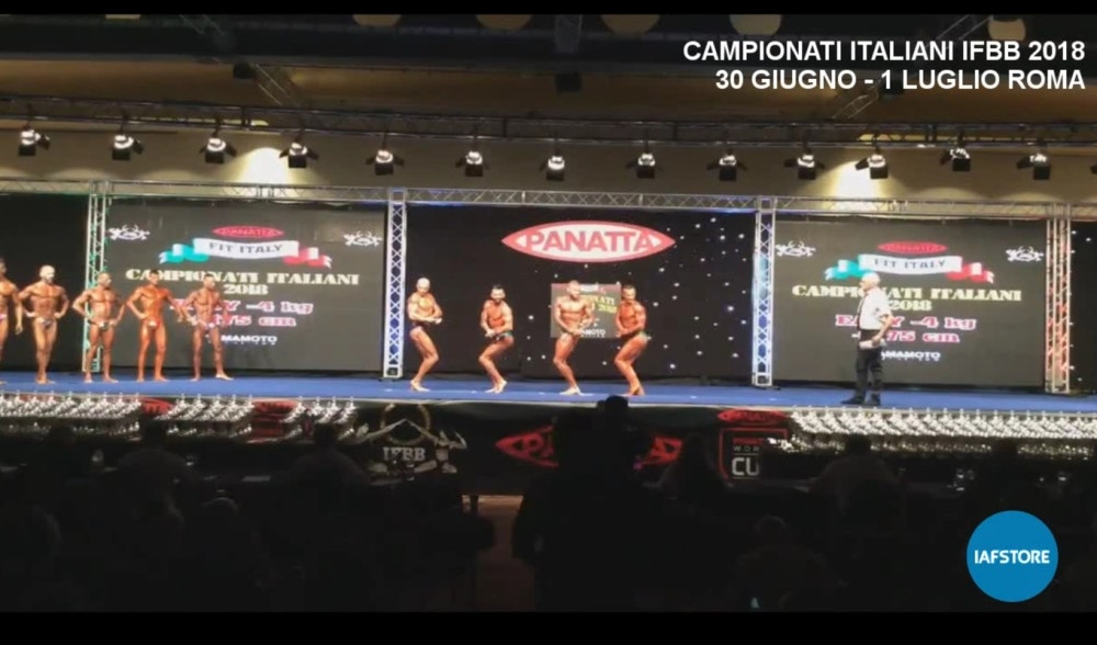 Campeonato Italiano IFBB 2018 - Roma - toda la transmisión en vivo de la competición