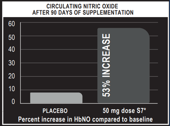 Circulating Nitric Oxide After 90 Days of Supplementation